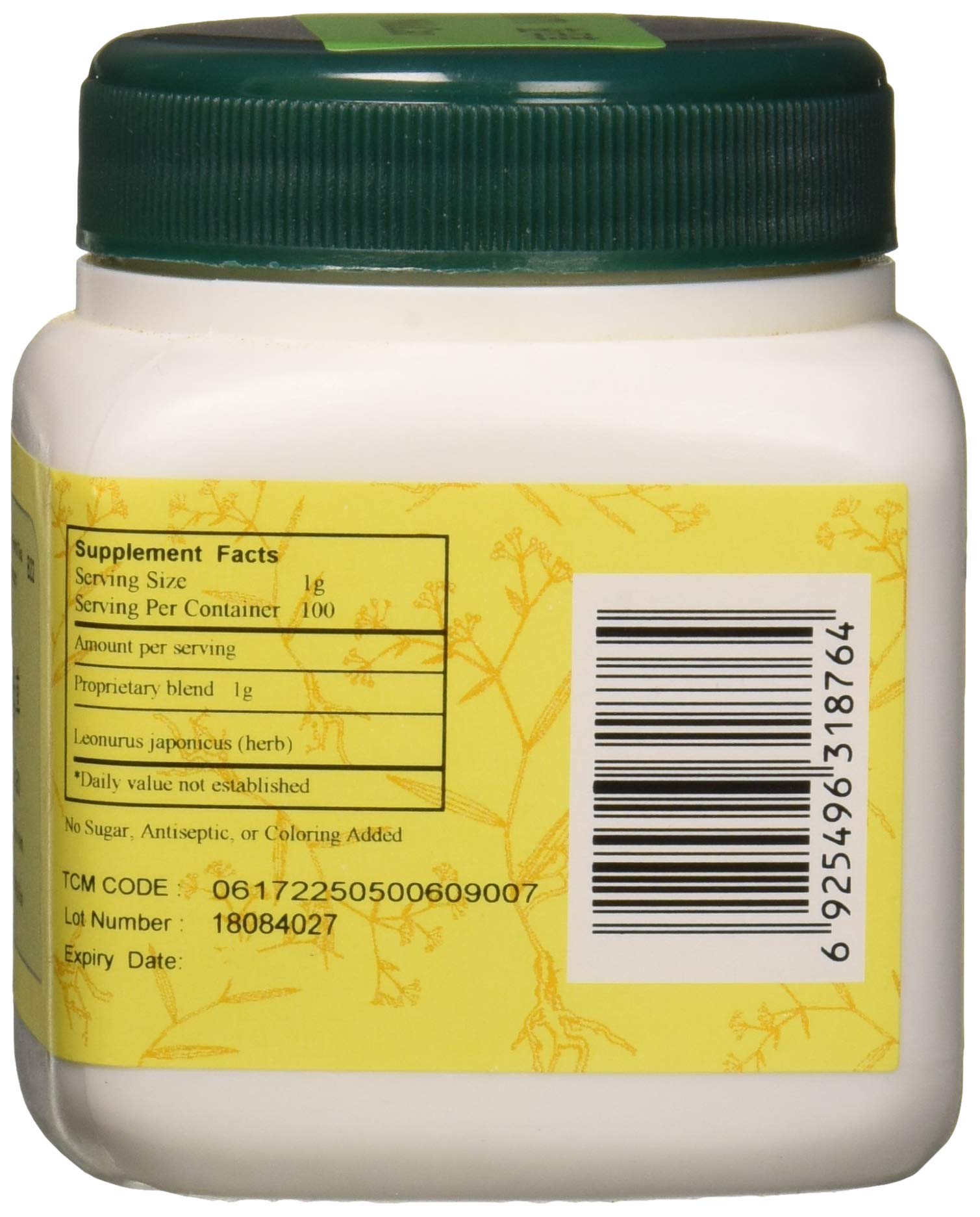 E-Fong tea in cup made from yi mu cao granules, convenient preparation benefit