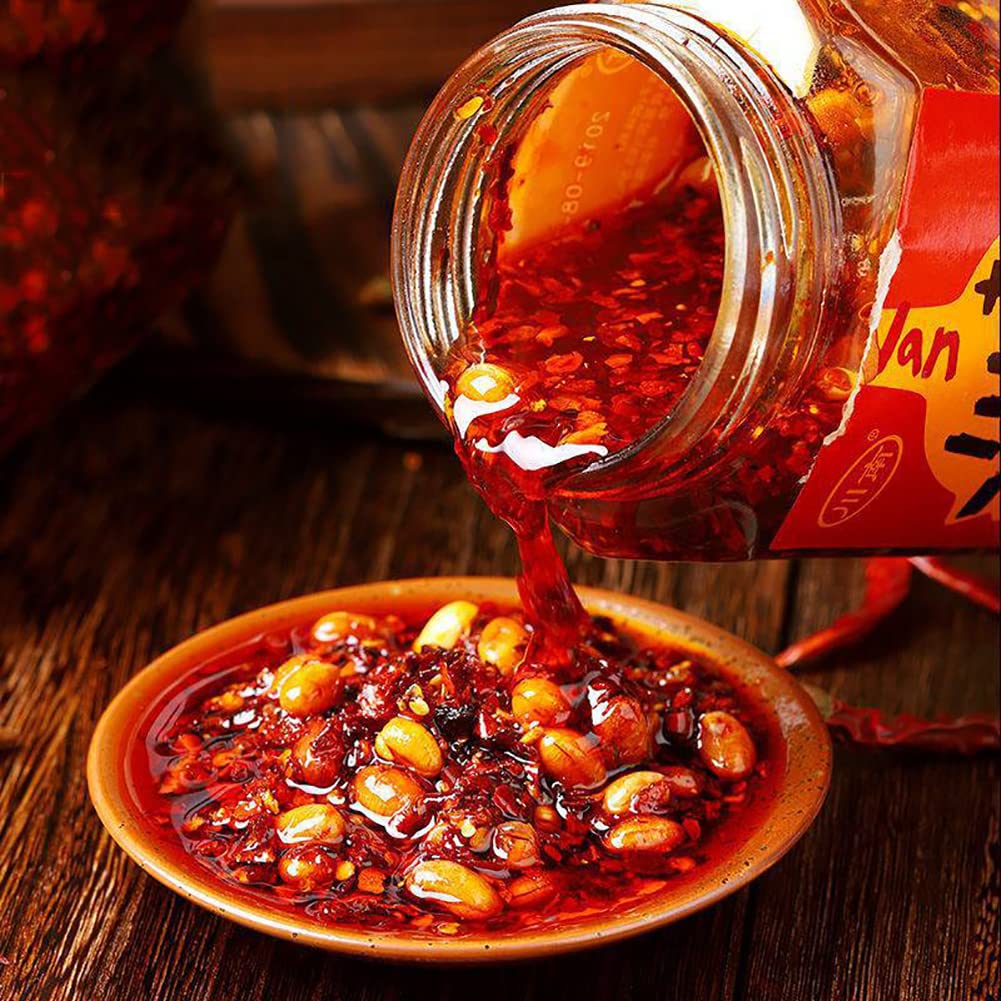 EAPC ingredients display with roasted chili, peanuts and rapeseed oil showing natural components and quality