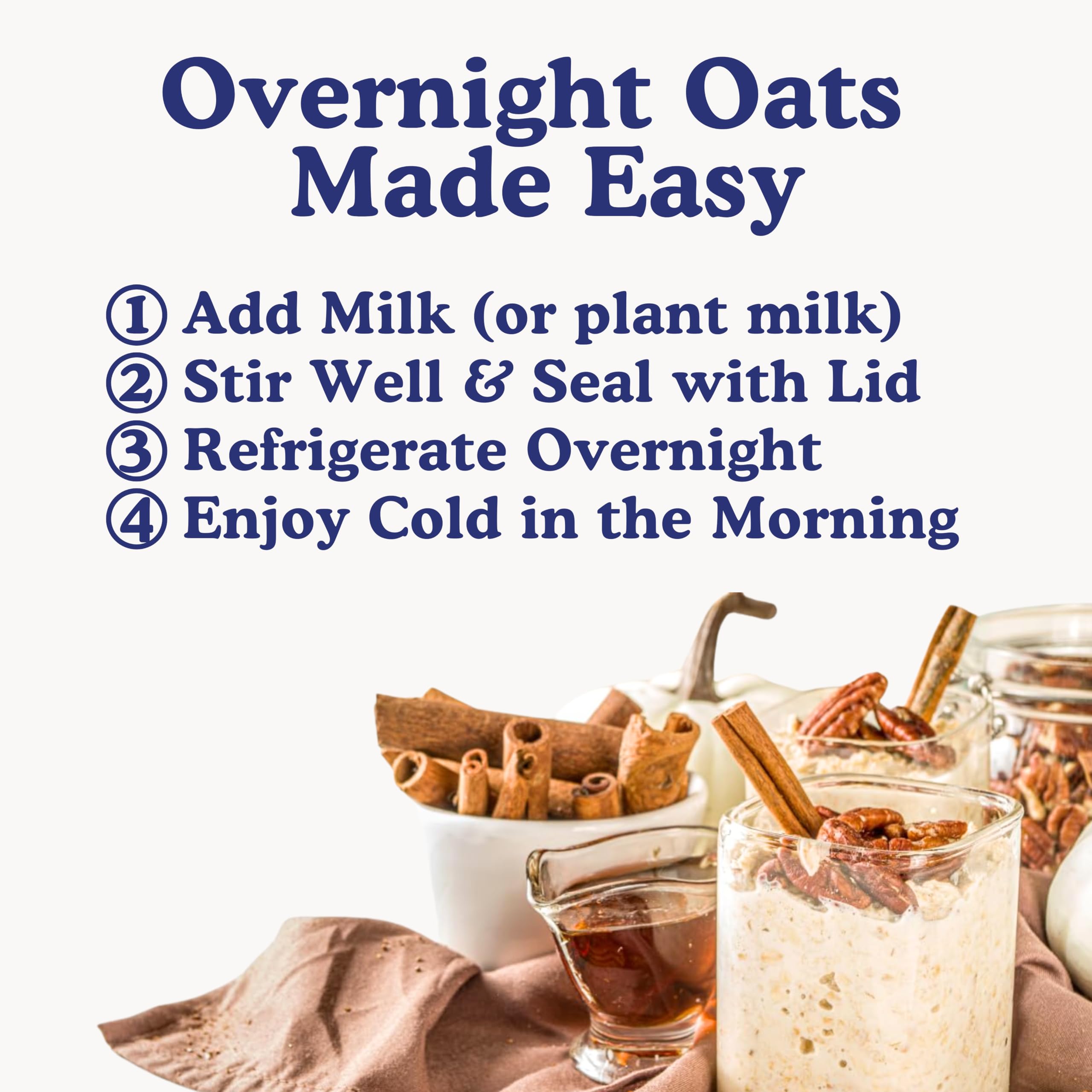 Earnest Eats oatmeal cup held in hand showing true scale and portable breakfast convenience