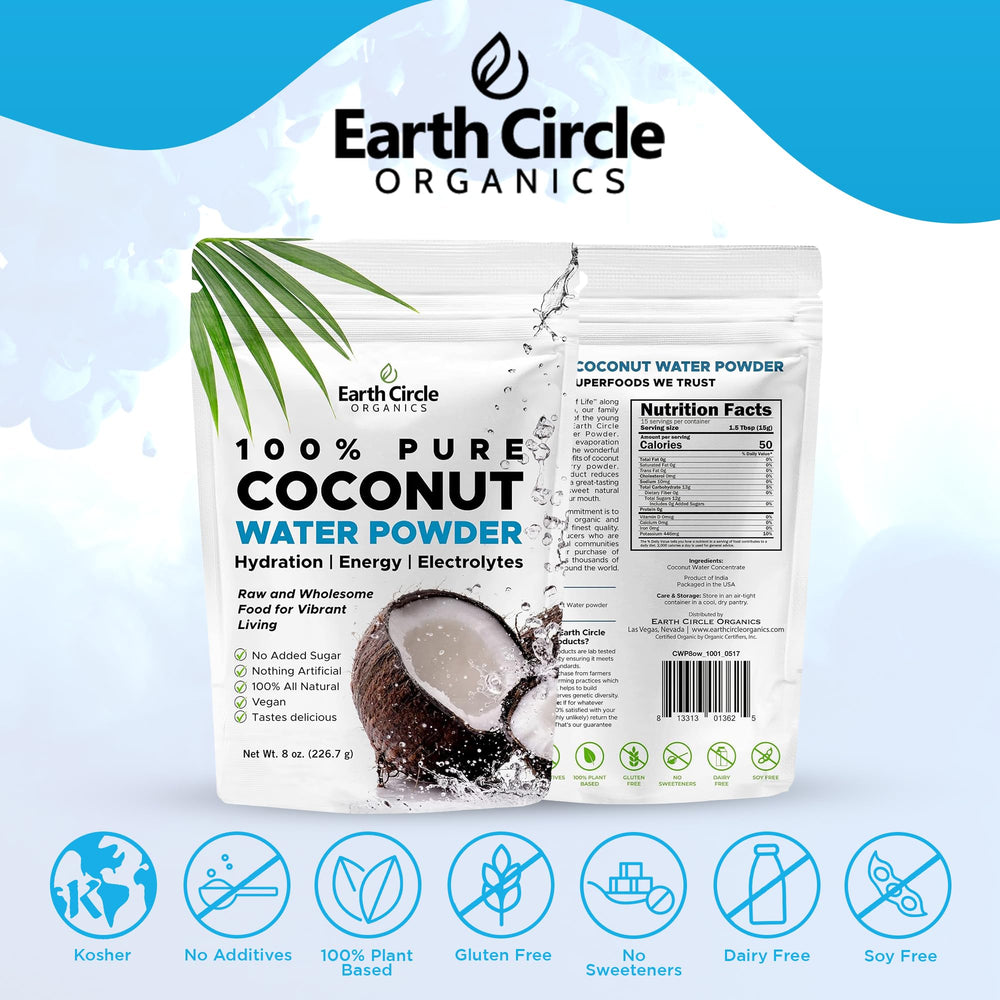 Earth Circle Organics added to a smoothie demonstrating recipe use