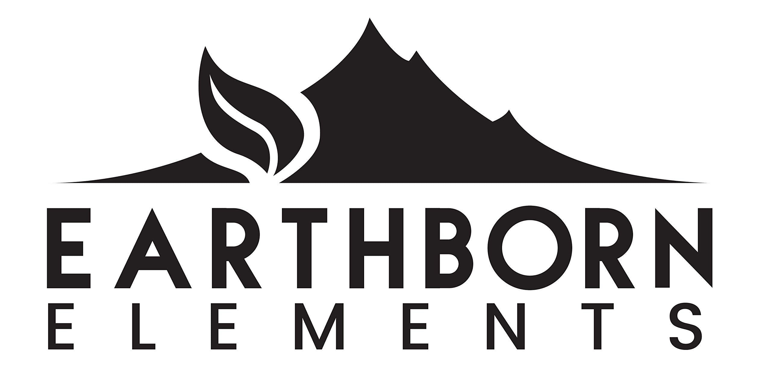 Earthborn Elements packaging beside a measuring cup to show gallon size benefit