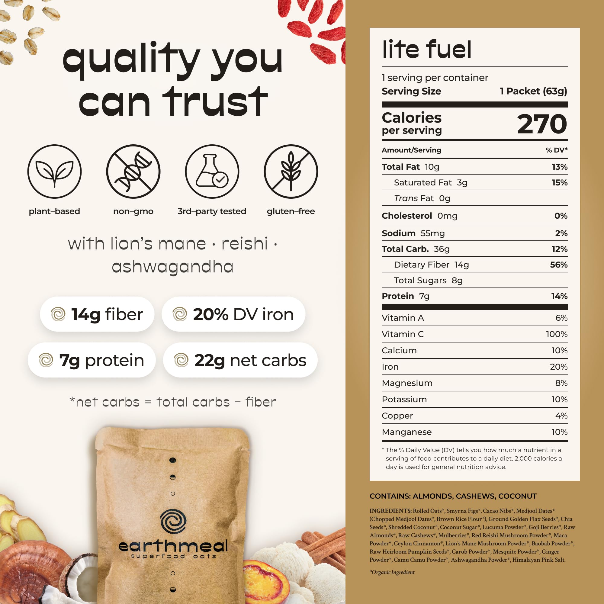 earthmeal breakfast table scene demonstrating quick, nutritious morning routine