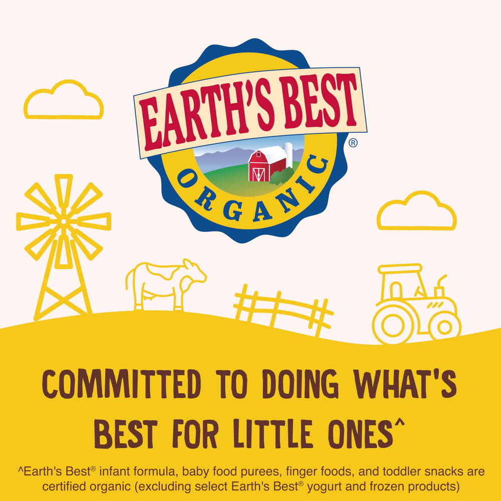 Earth's Best cookies served with yogurt to show pairing for balanced snack
