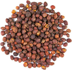 EarthWise Aromatics front packaging showing 1 lb organic hawthorn berries and label benefit