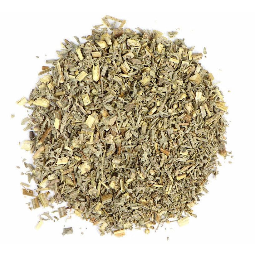 EarthWise Aromatics wormwood front packaging showing label and weight benefit of traceable organic herb