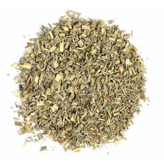 EarthWise Aromatics wormwood front packaging showing label and weight benefit of traceable organic herb