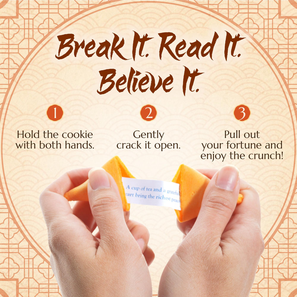East and Else fortune pulled from cookie revealing printed message
