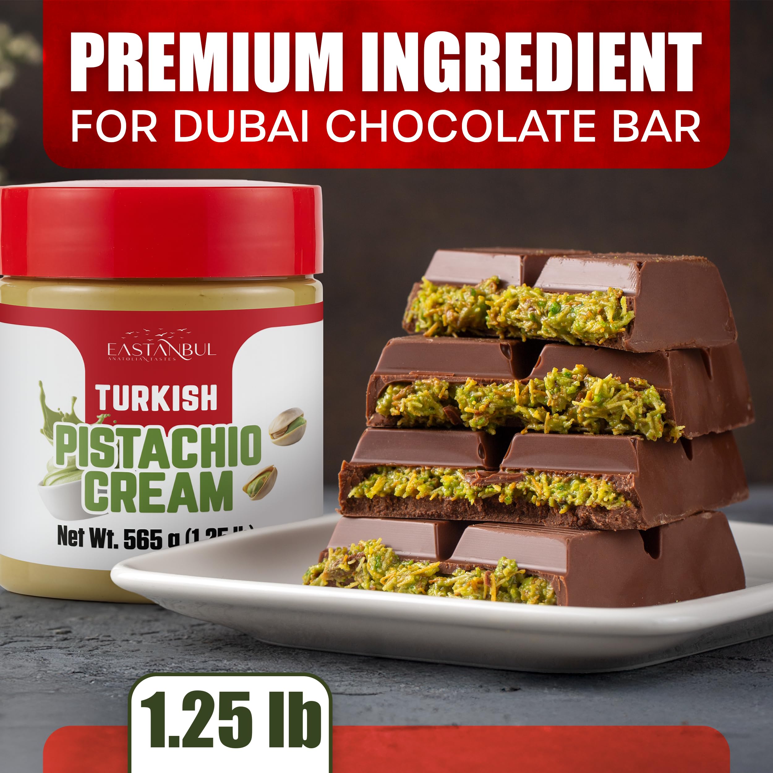 Eastanbul pistachio cream spread on toast demonstrating breakfast enhancement