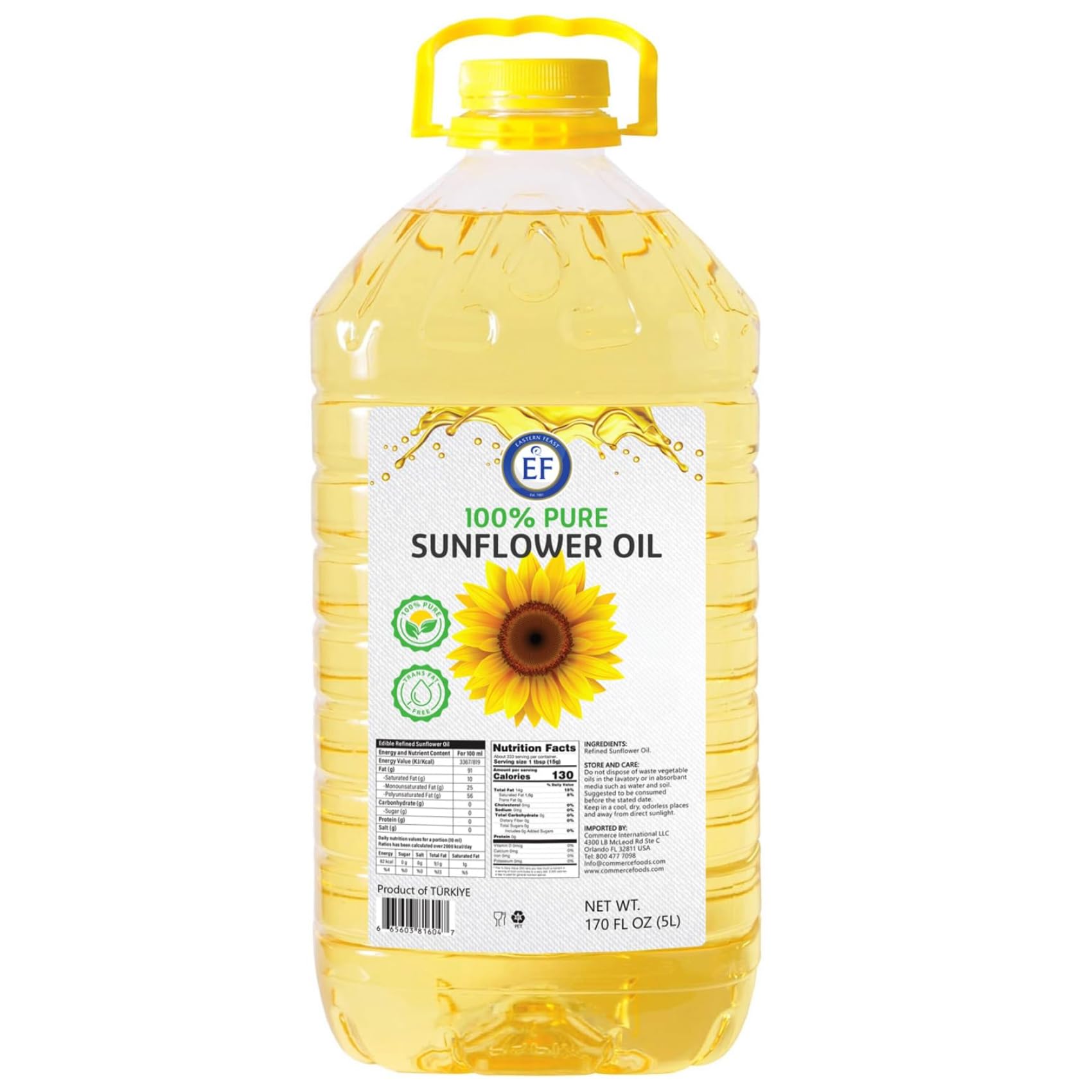 Eastern Feast front packaging showing 5L bottle and label, clear product view