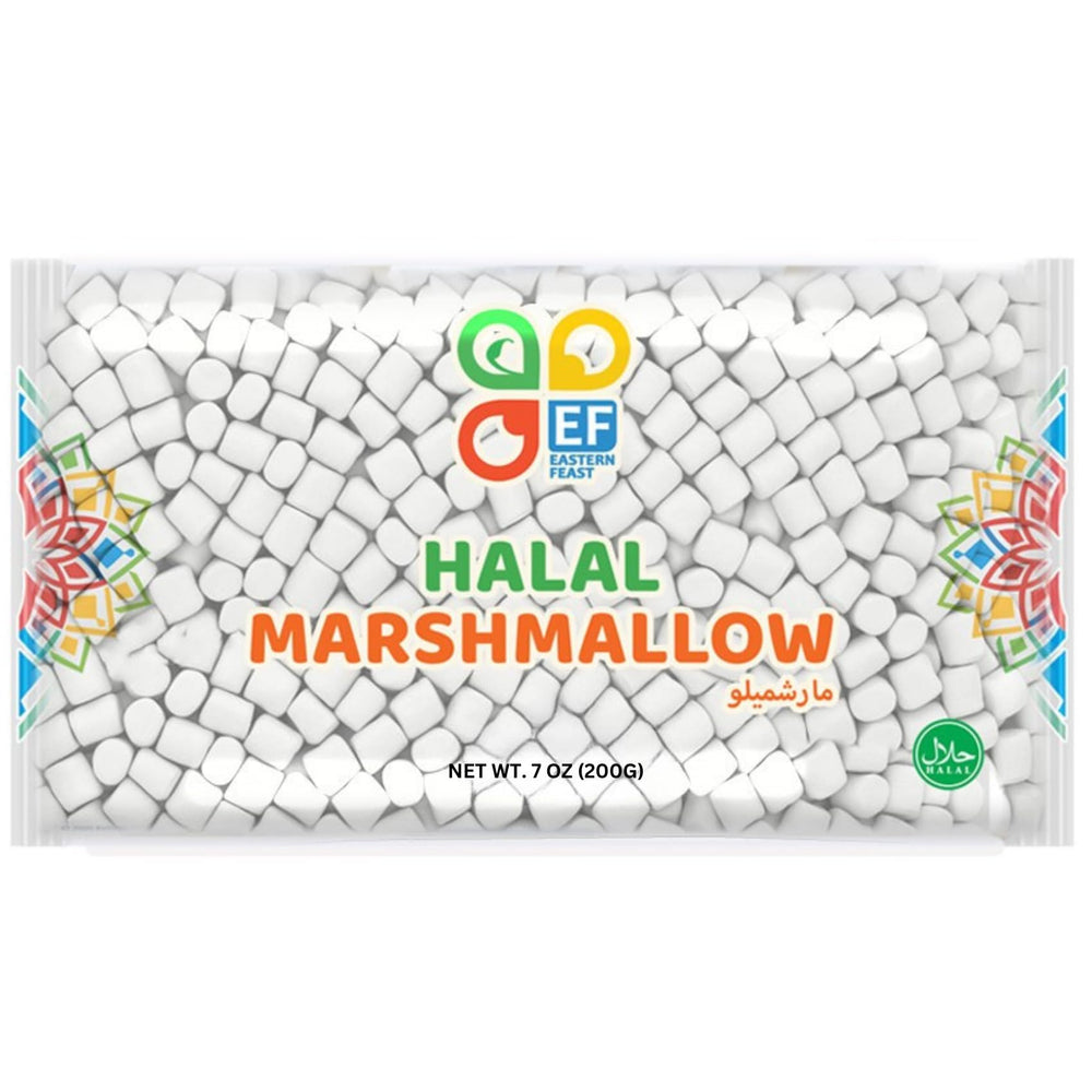 Eastern Feast front packaging showing halal label and convenient 7 oz size benefit