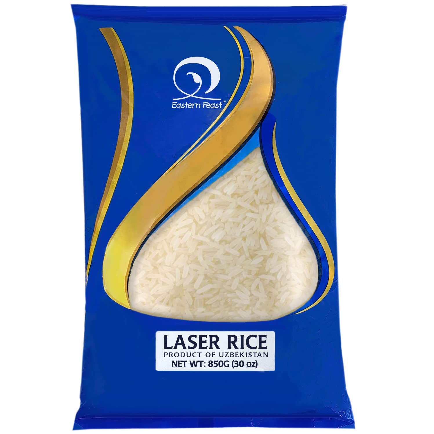Eastern Feast front packaging showing 850g bag and clear product branding benefit authentic plov