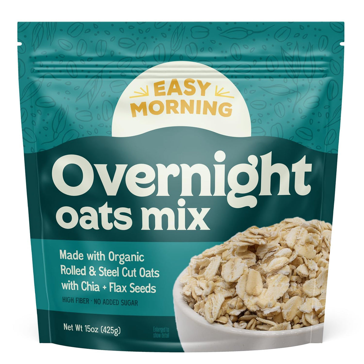 Easy Morning front packaging showing product and organic label, clear benefit