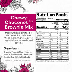 eat G·A·N·G·S·T·E·R single brownie slice on plate illustrating chewy bite