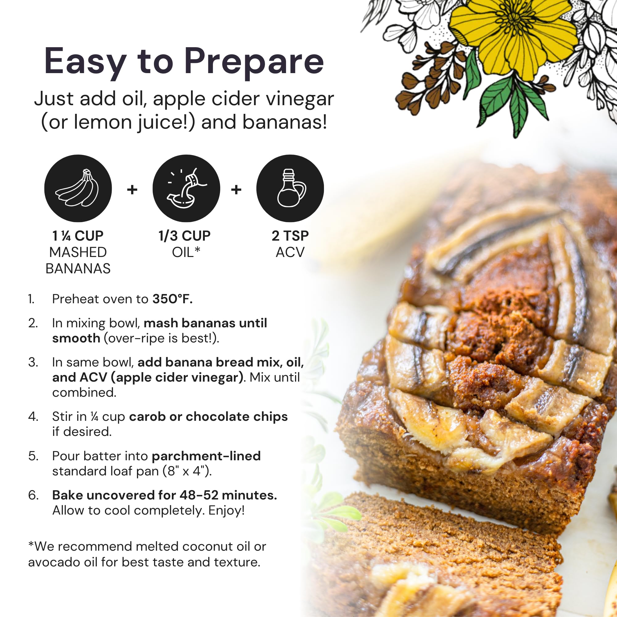 eat G·A·N·G·S·T·E·R. sliced loaf with fork showing easy serving and soft crumb