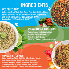 Eat Regal cilantro & lime rice in bowl with lime wedge illustrating bright flavor pairing
