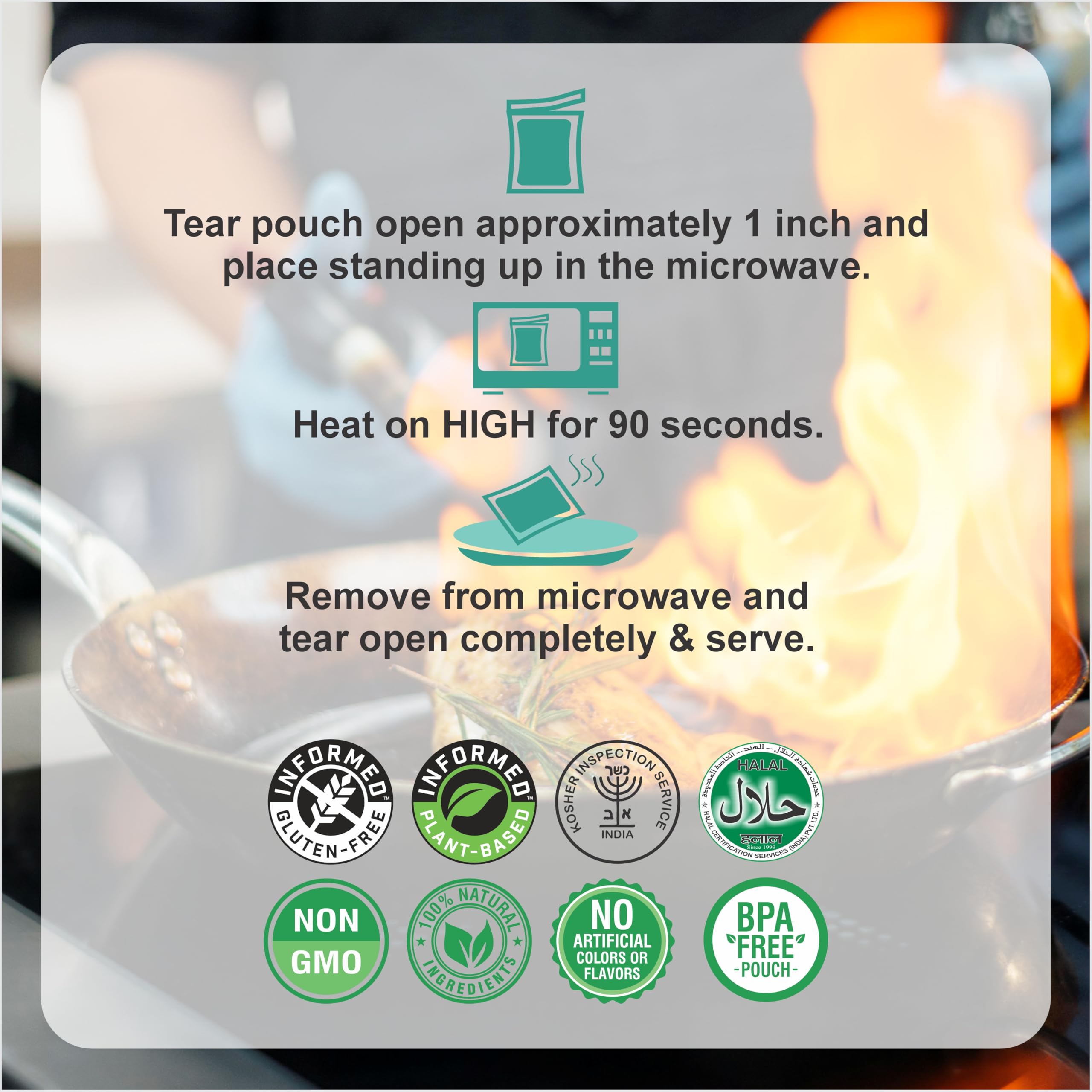 Eat Regal pouch nutrition and ingredients label visible for transparency and dietary information