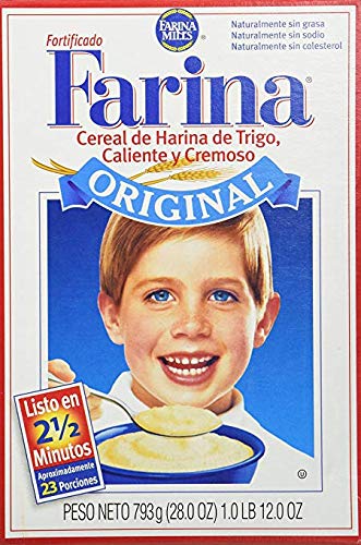 ebaney spoonful of fine farina powder showing smooth texture and easy mixing