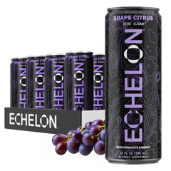Echelon front can showing grape citrus flavor and refreshing appeal