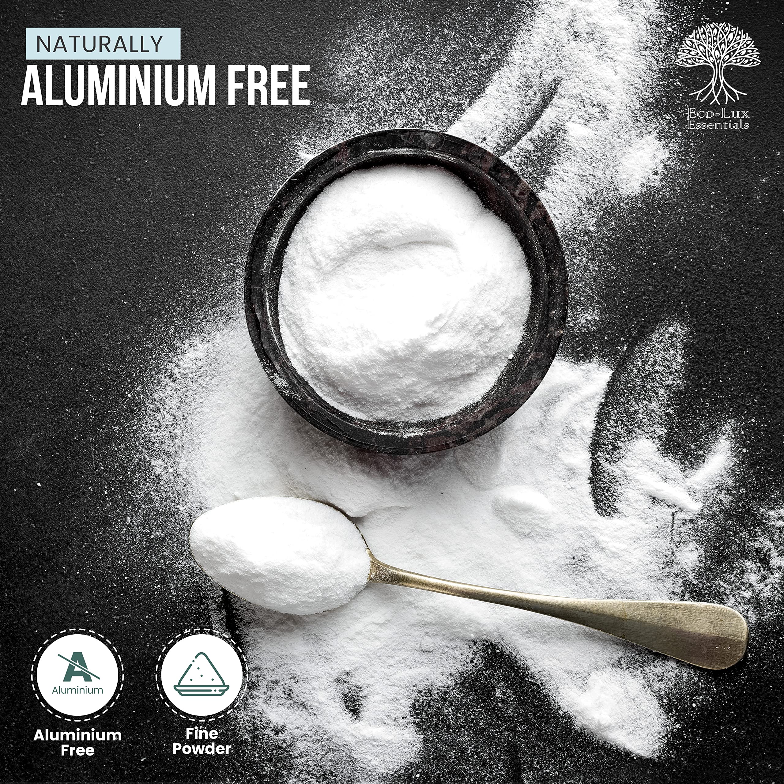 Eco-Lux Essentials being measured into mixing bowl for baking rise
