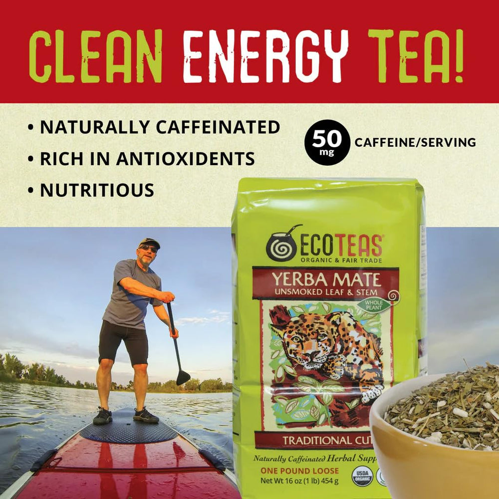 ECOTEAS brewing in a French press demonstrating easy modern preparation method