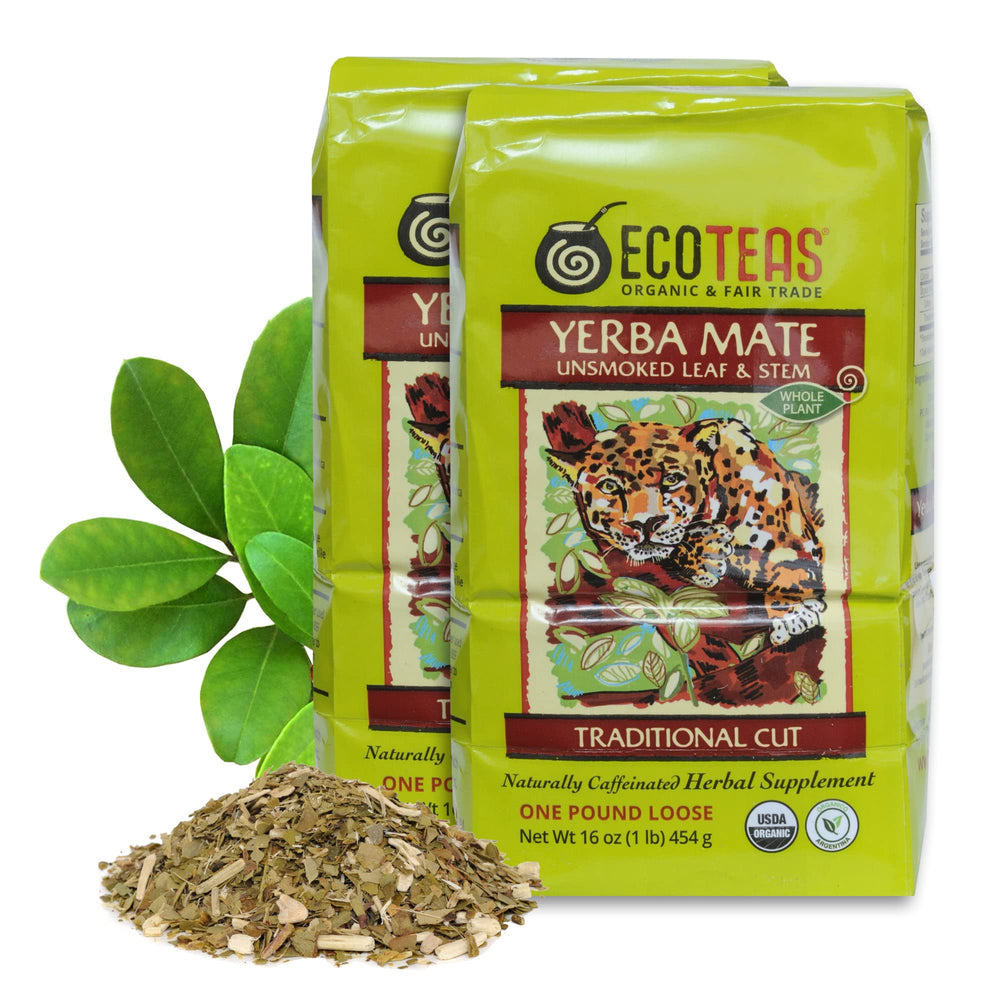 ECOTEAS front packaging showing two 1 lb bags and clear branding for shelf appeal