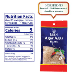 CREATION AND MAINTENANCE OF PURITY IN FOOD eden agar flakes close-up texture for accurate measuring