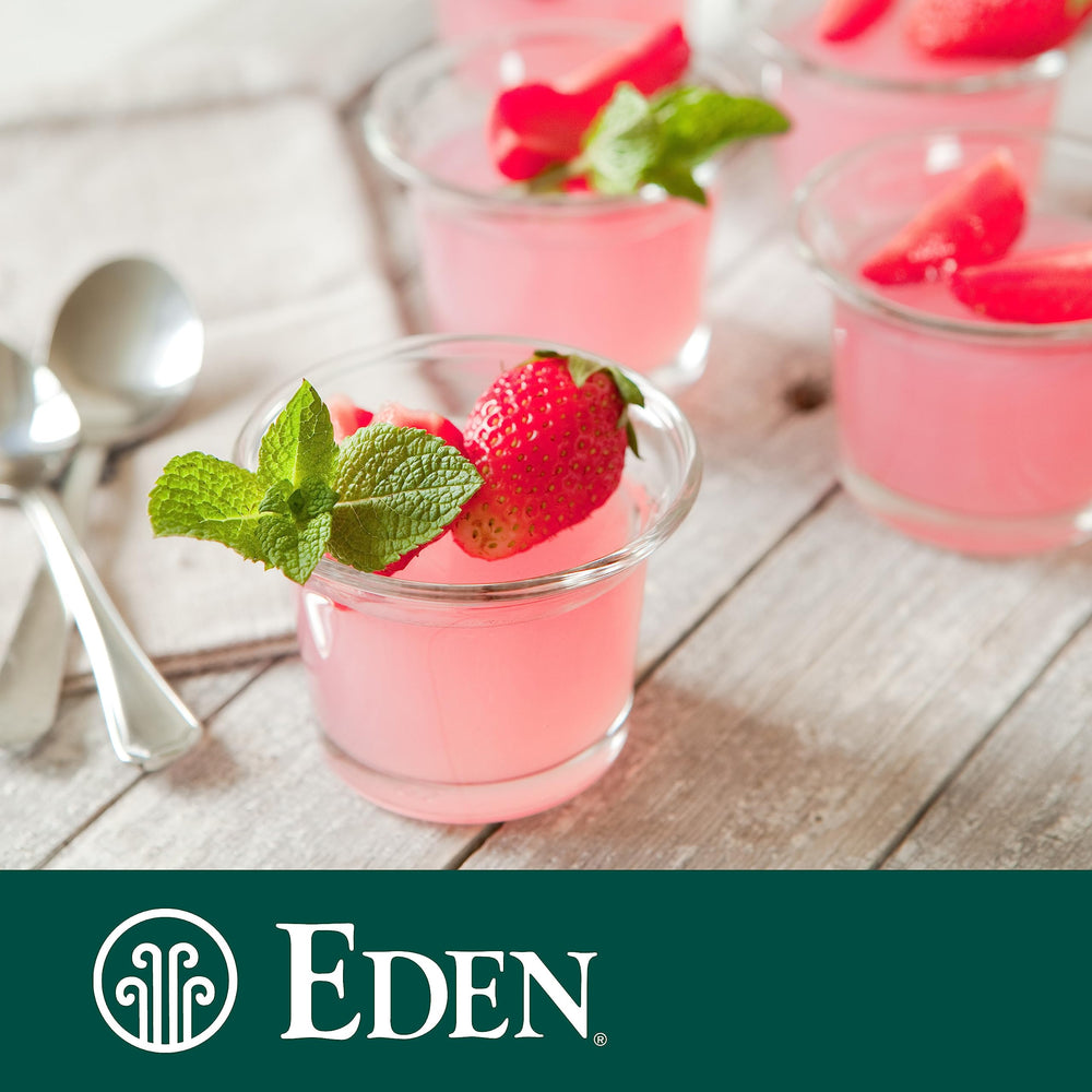CREATION AND MAINTENANCE OF PURITY IN FOOD eden product label showing origin Japan for quality