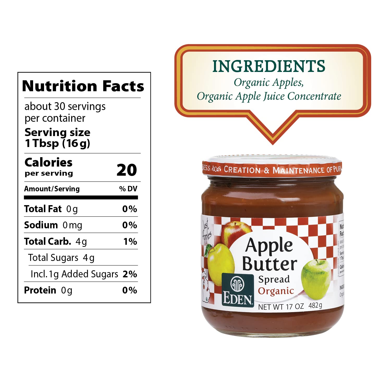 Eden Foods used in baking to show moisture and natural sweetness