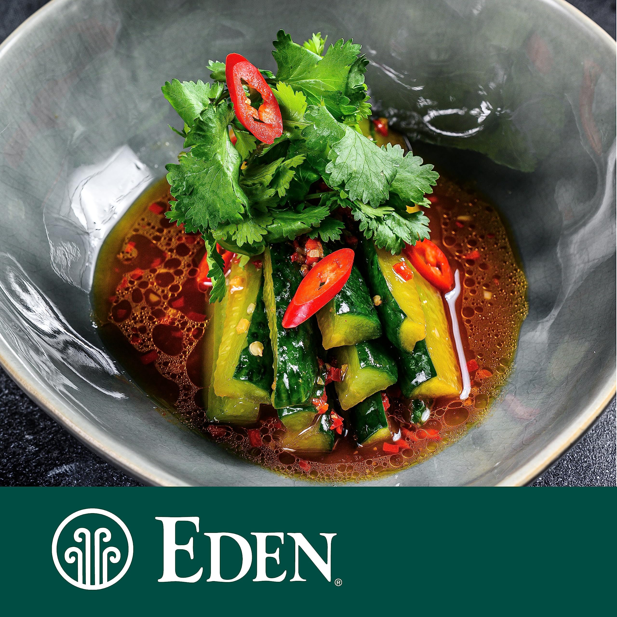 Eden Organic oil mixed into salad dressing for enhanced nutty flavor