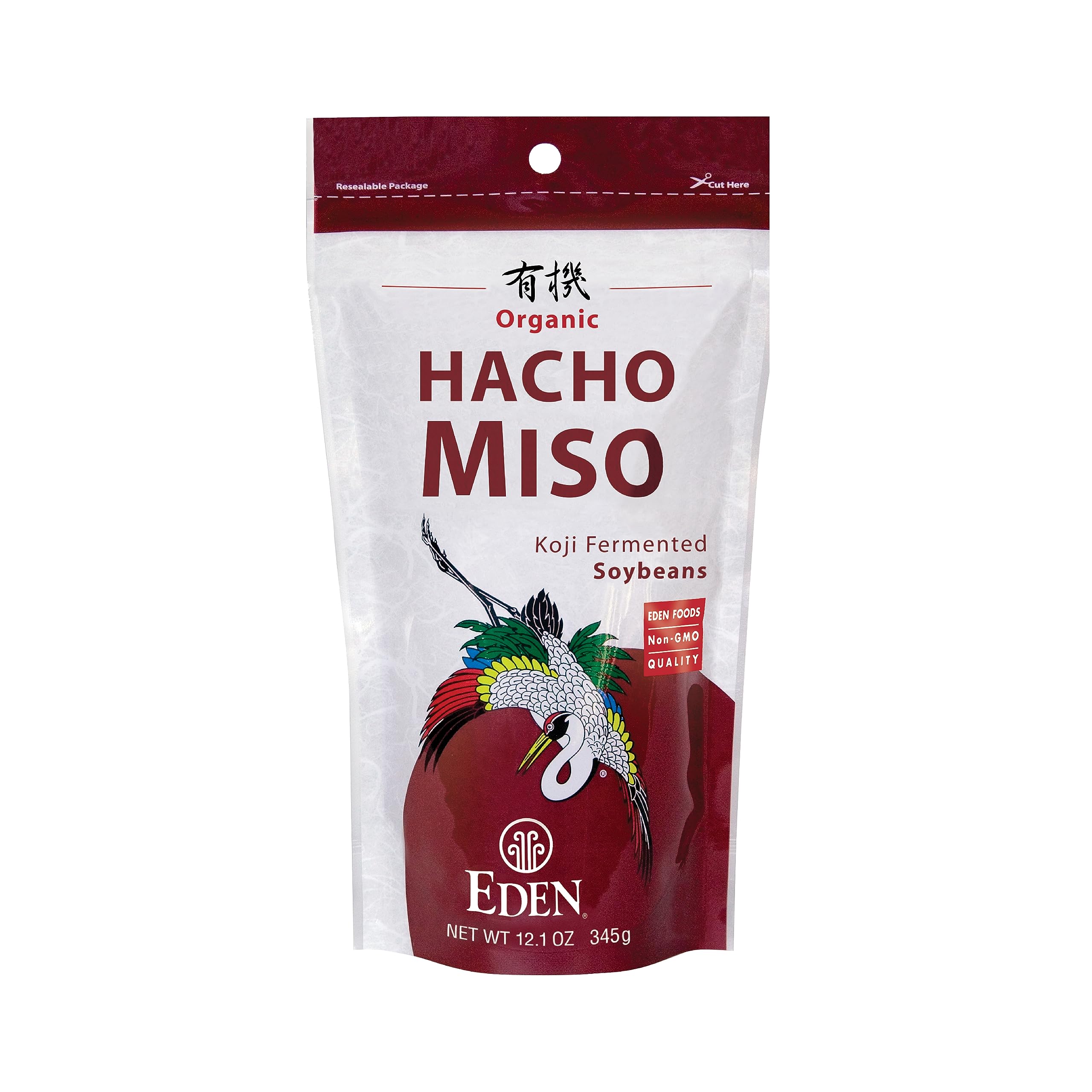 Eden Organic front packaging showing bold label and product benefits