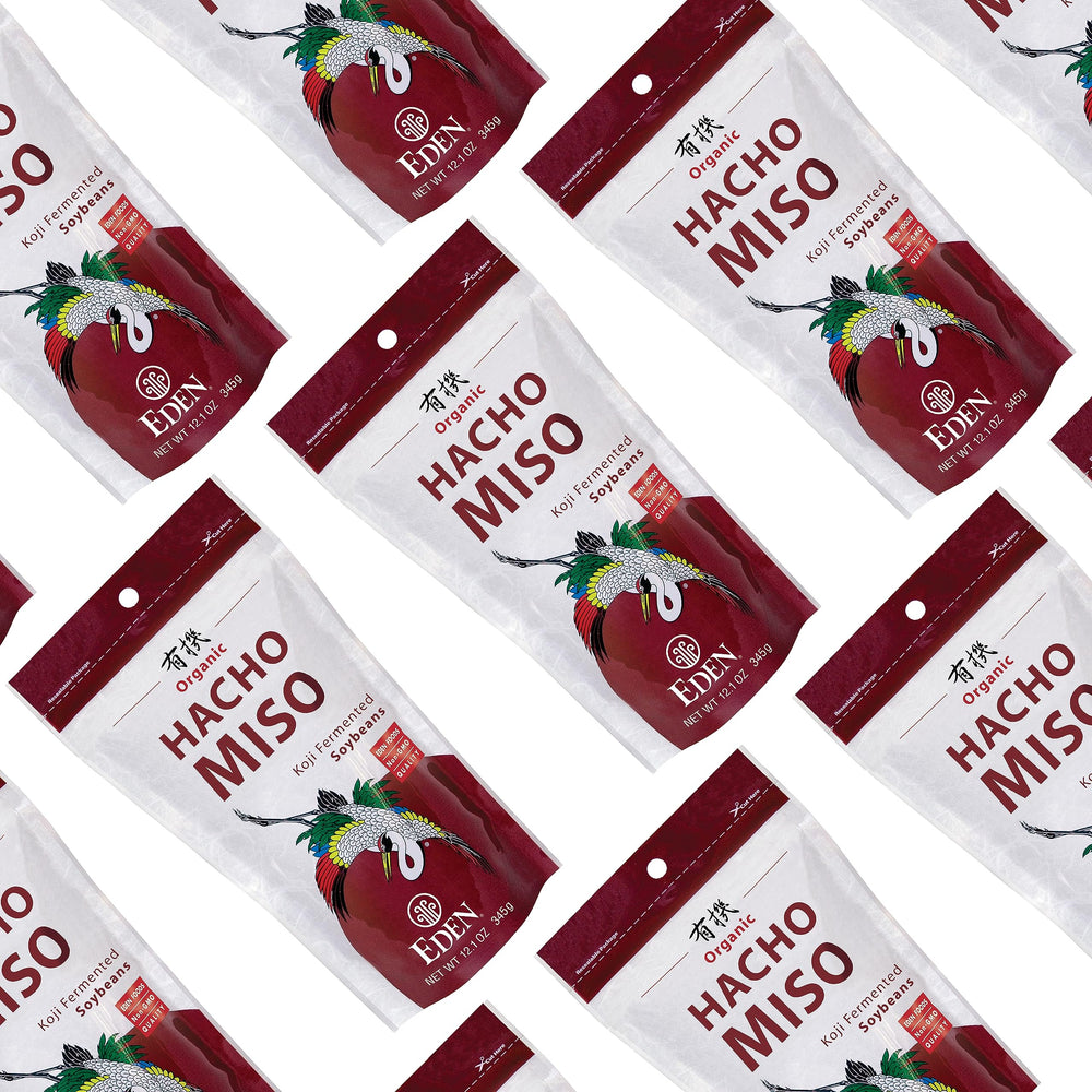 Eden Organic miso glazed vegetables illustrating rich umami finish