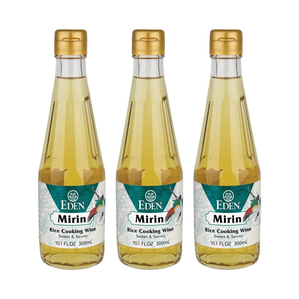 Eden Mirin front label showing brand and natural brewing benefit