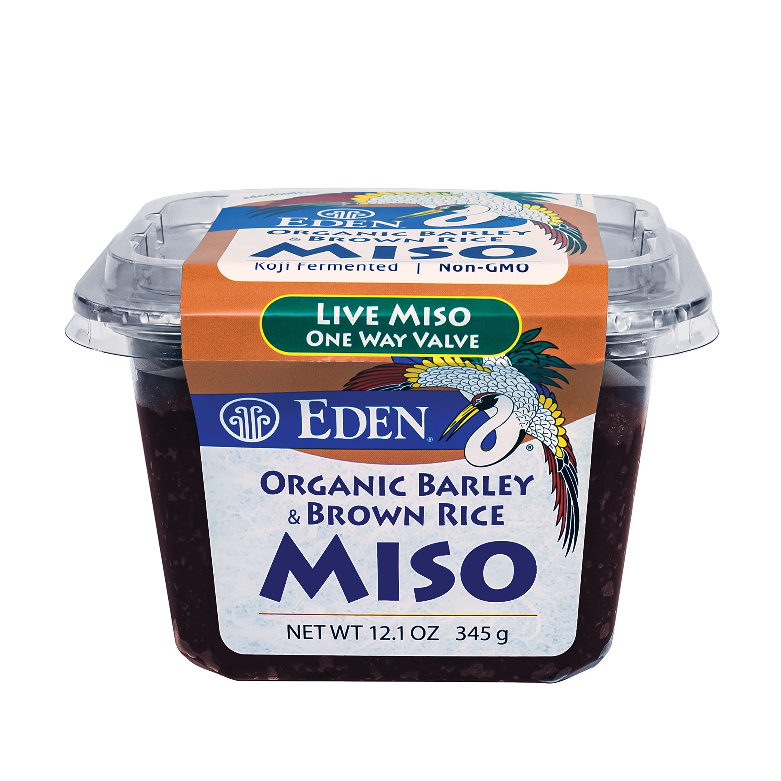 Eden Organic front jar view showing full product and benefit of authentic umami