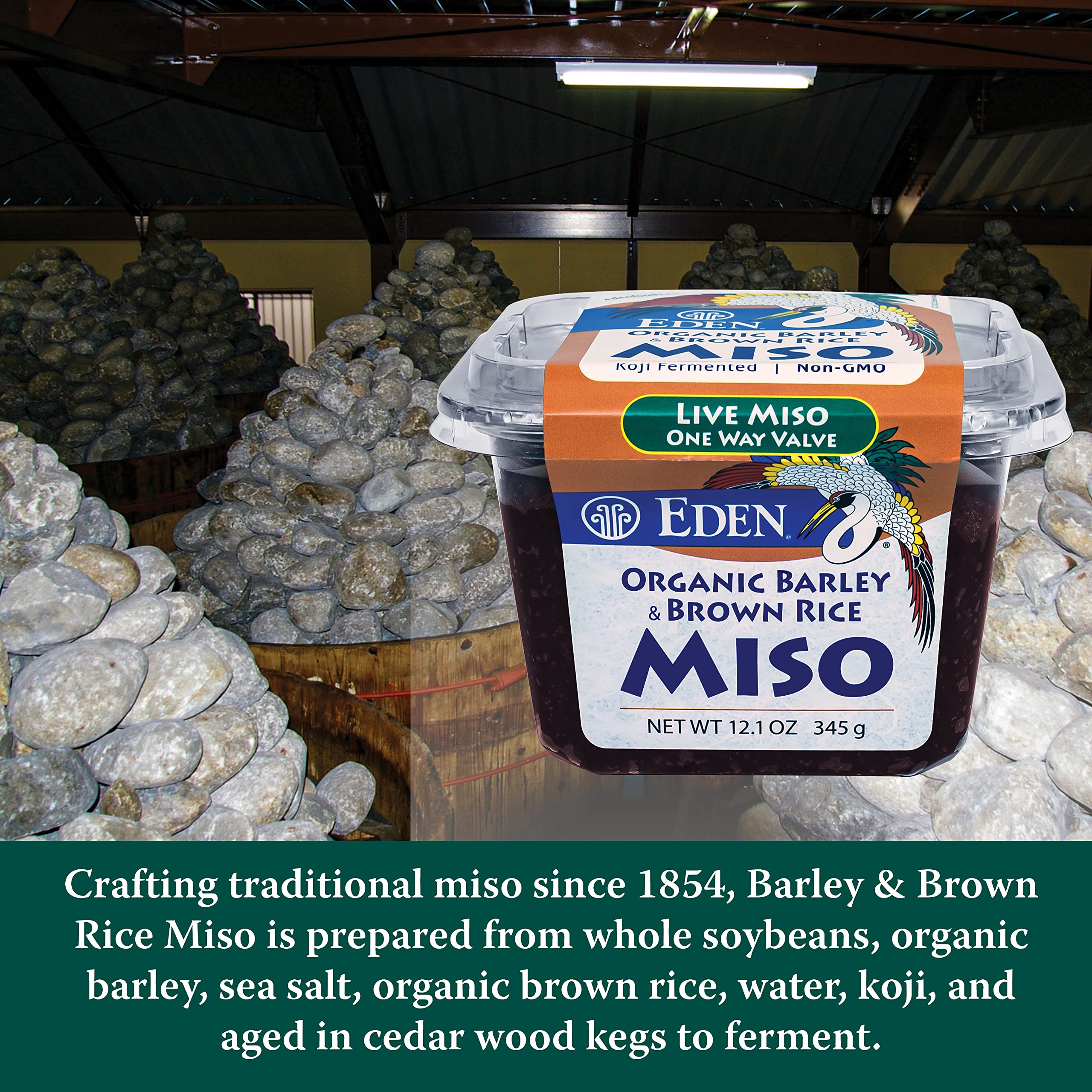Eden Organic miso soup in bowl demonstrating flavorful broth enhancement