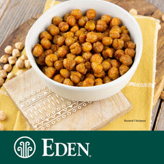 Eden Organic chickpeas in bowl illustrating ready-to-use convenience