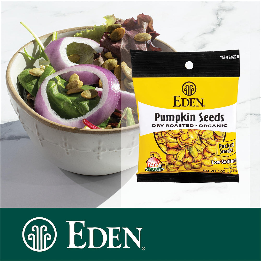 CREATION AND MAINTENANCE OF PURITY IN FOOD pumpkin seeds sprinkled on salad adding texture and mineral boost