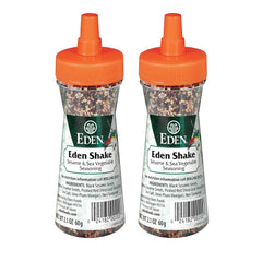 Eden Shake front packaging showing jar and label, easy flavor boost