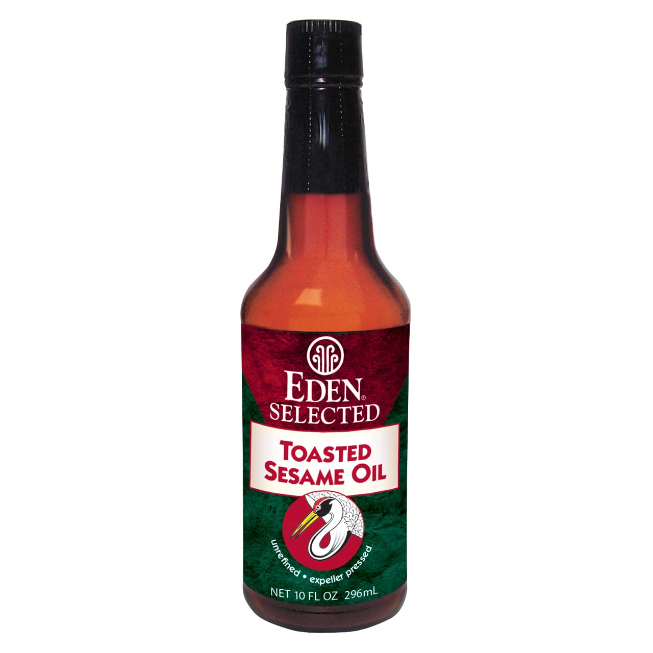CREATION AND MAINTENANCE OF PURITY IN FOOD front bottle view showing label and amber glass benefit: preserves flavor