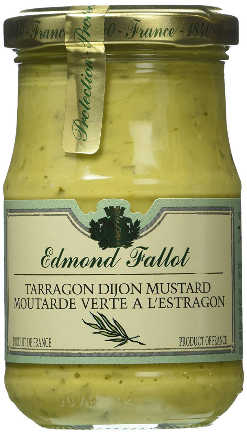 Edmond Fallot front jar showing label and 7 oz size for easy identification and gifting