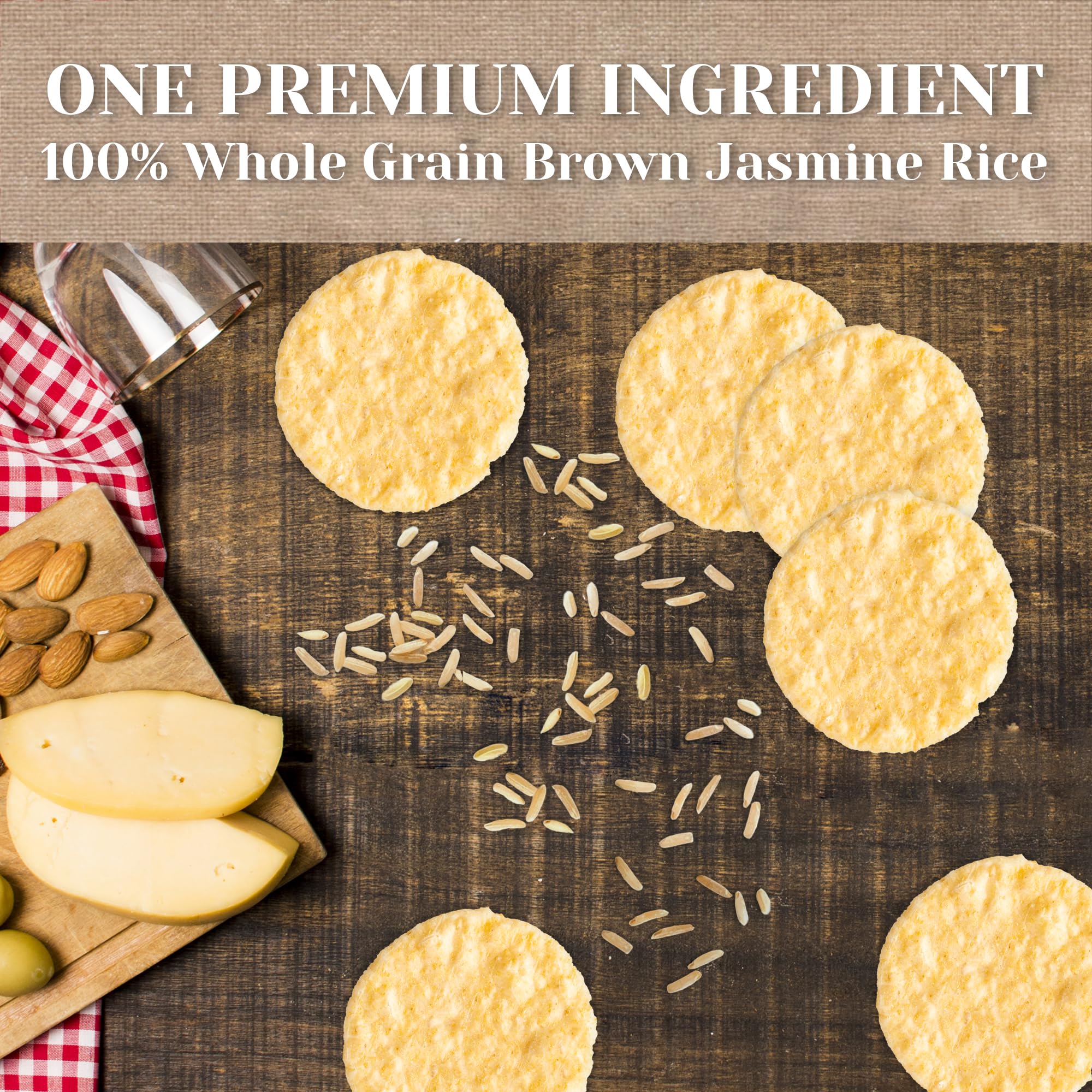 Edward & Sons close-up of cracker texture highlighting crisp whole grain