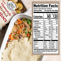 Edward & Sons prepared mashed potatoes in bowl ready to serve