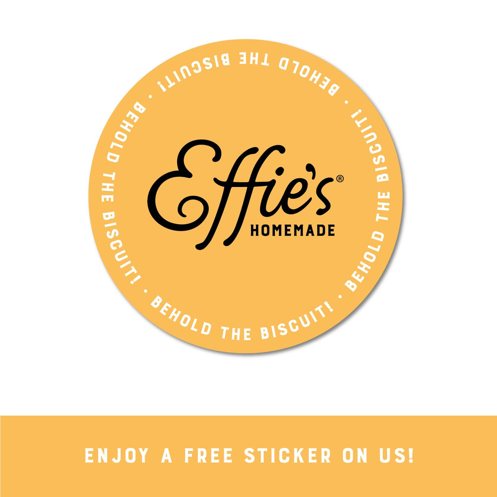 Effie's Homemade biscuits on a table setup illustrating entertaining and hosting ease