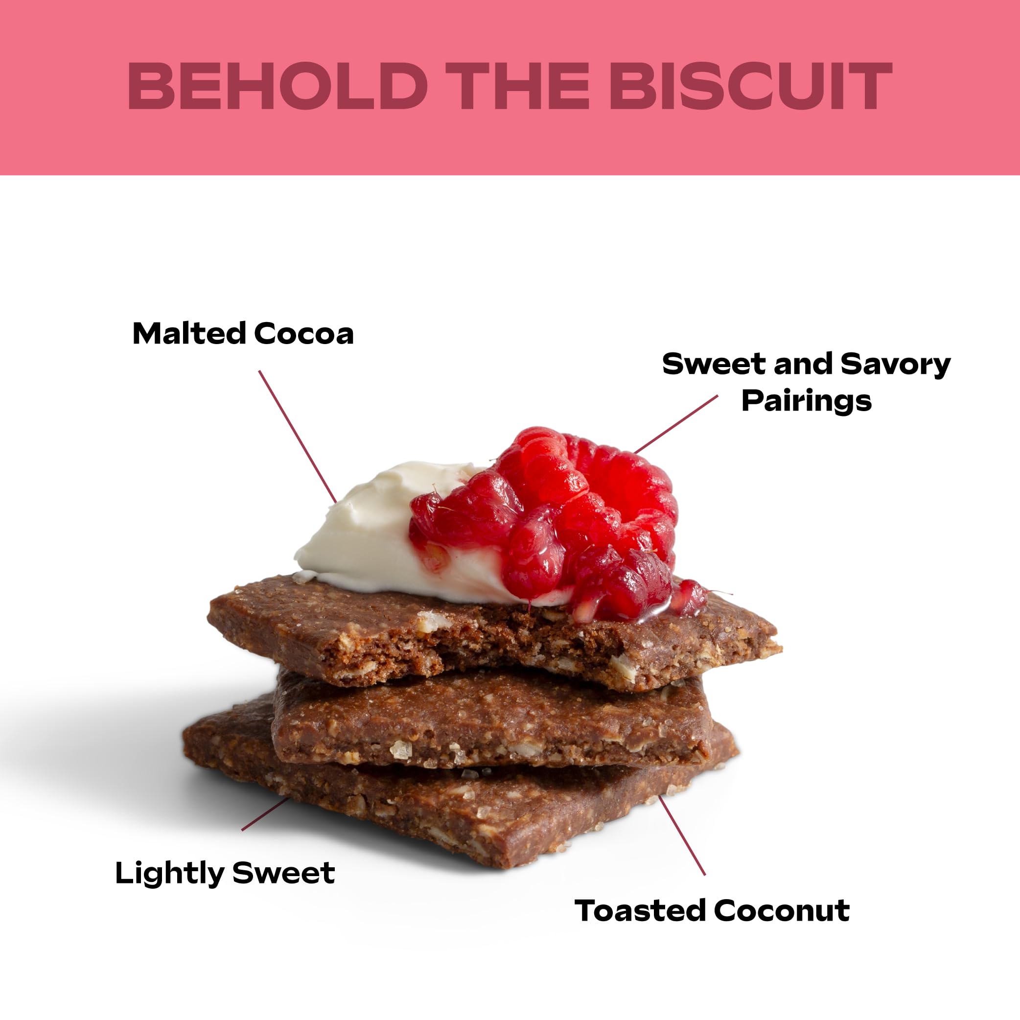 Effie's Homemade visible oat and toasted coconut layers adding crunch