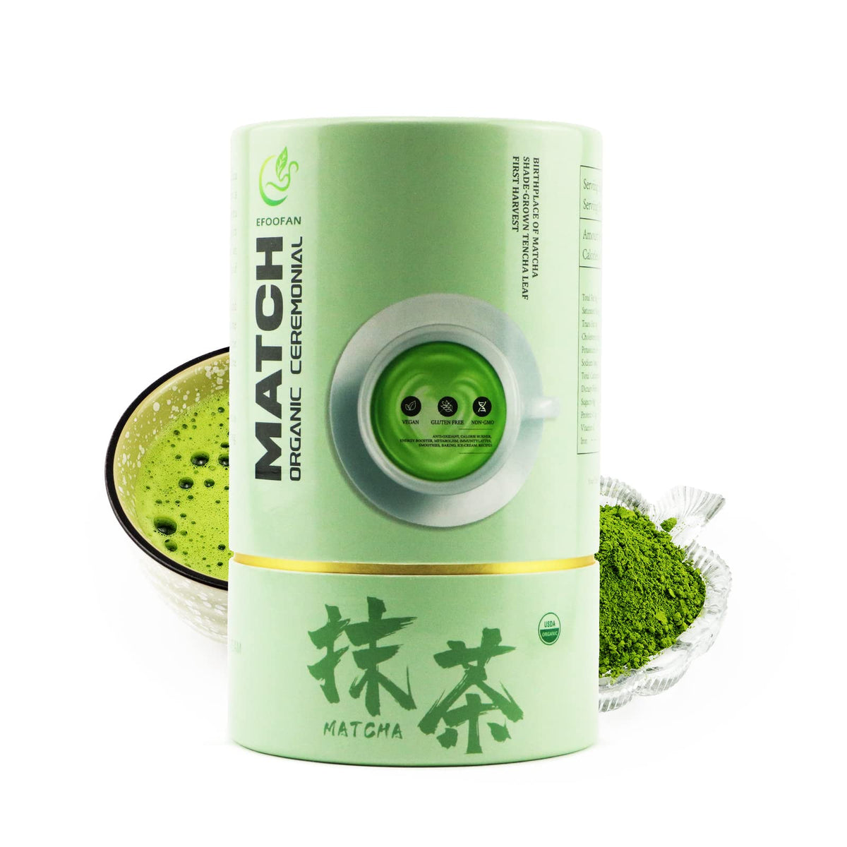 EFOOFAN front can showing branding and 4oz size, highlights freshness