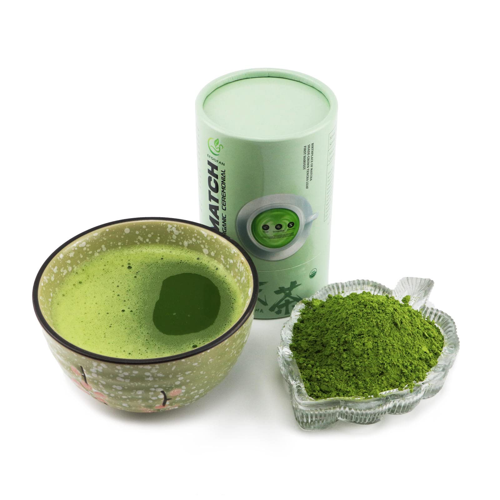 EFOOFAN spoon beside can for scale, communicates serving size clarity