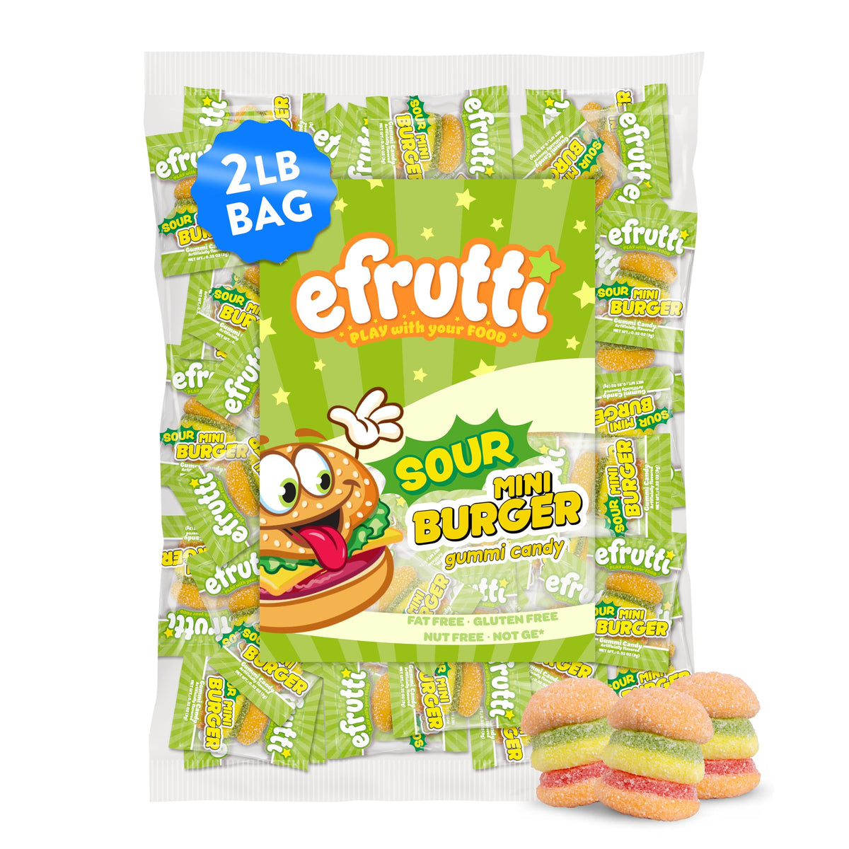 efrutti front packaging showing 2 lb bag and convenience