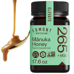 Egmont Honey front label on 500g jar showing brand and grade for confident selection