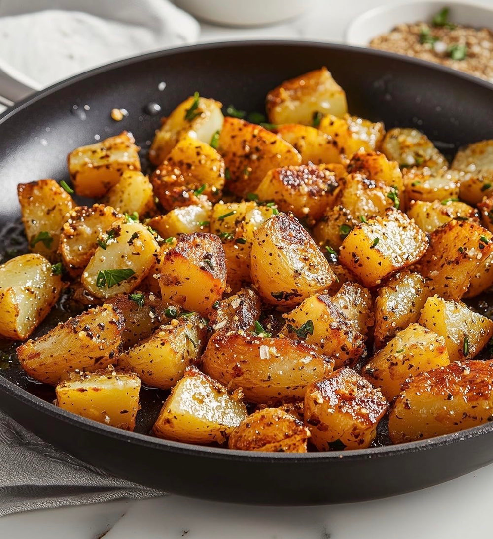 EH95 K Buttery Garlic and Herb close-up texture of seasoning highlighting real herbs