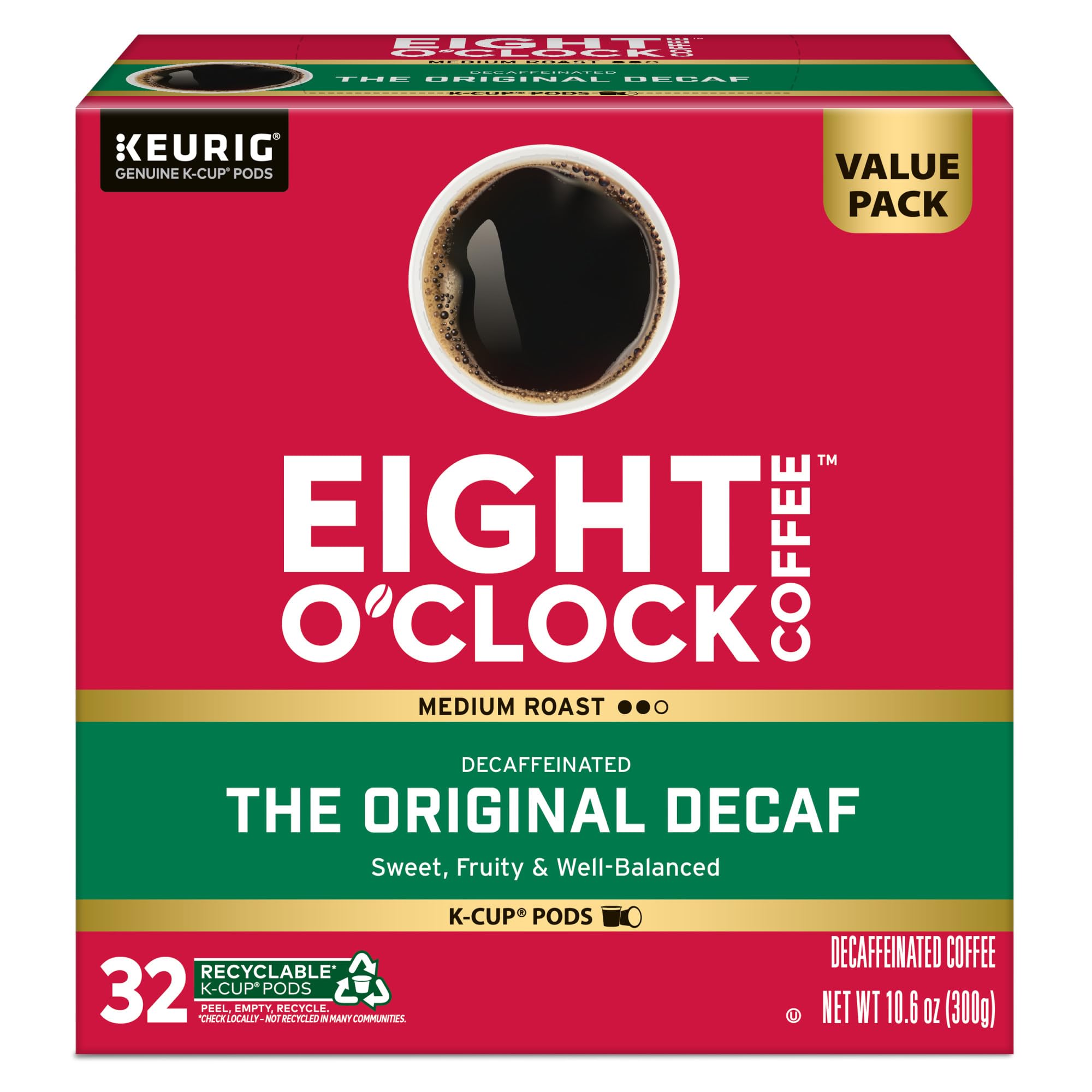 Eight O'Clock Coffee morning lifestyle scene showing decaf enjoyment any time benefit