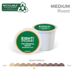 Eight O'Clock pod brewing in Keurig delivering a fresh cup quickly